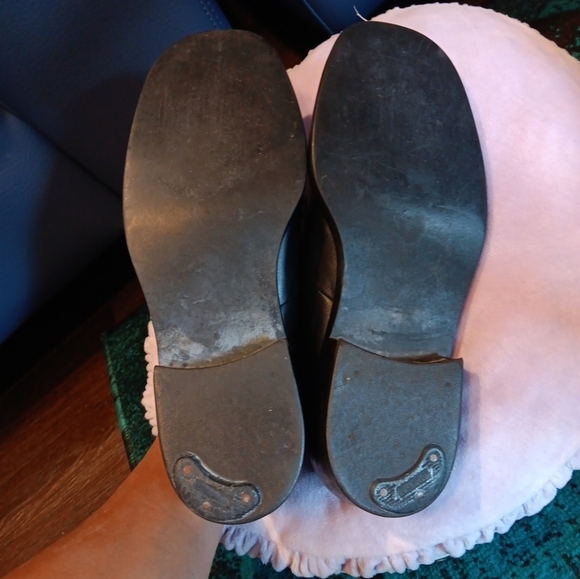 Coach Oxford Lace Shoes J 033 Black Wool Upper & Leather Lining Women's 7B - Picture 4 of 7